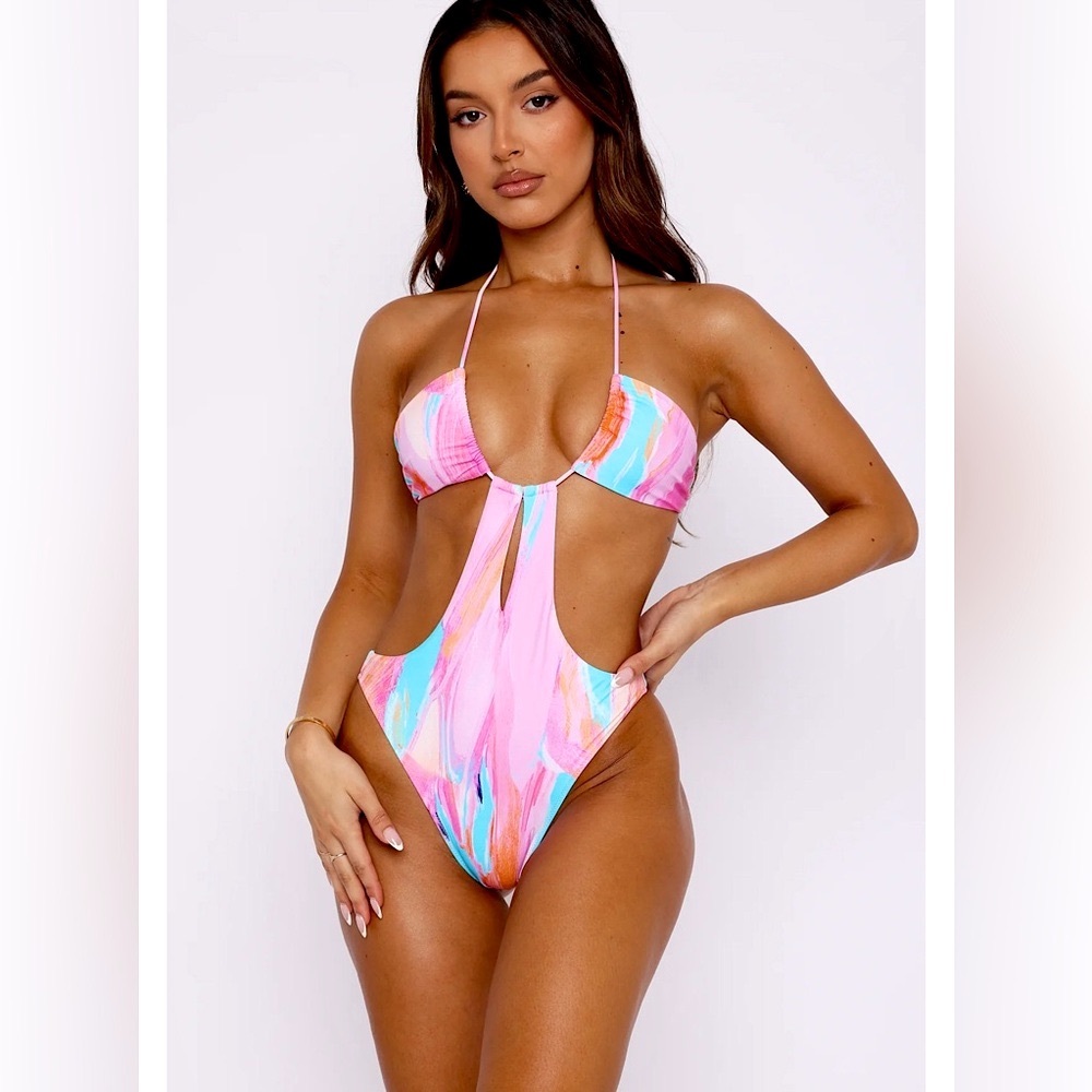 NWT White Fox Menorca One Piece Swimsuit | XS